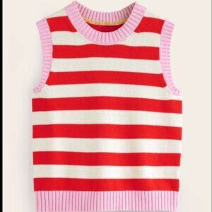 Boden Hotch Potch Striped Cotton Tank – Size Small